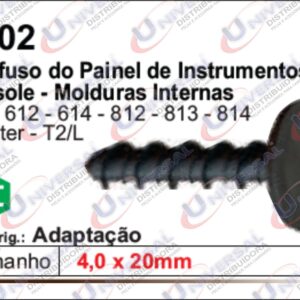 PF02 - PARAF 4,0X20 MOLD PARALAMA PAINEL MB