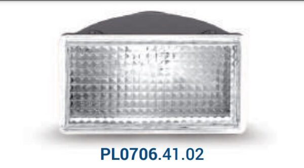 PL07064102 - LANTERNA TAPA SOL VOLVO FH/NH 2004 A 2009 CRISTAL P/ SOQUETE
