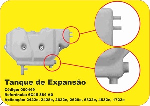 RP042 - RESERV RADIADOR CARGO 2000 DIANT