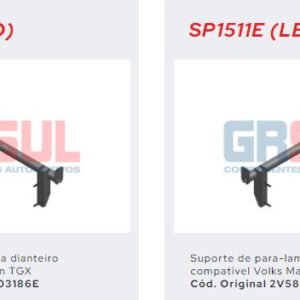SP1511E - SUP PARALAMA DIANTEIRO VW MAN TGX LE
