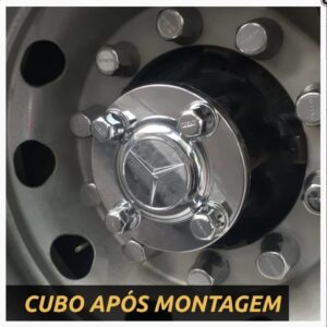118.57 - TAMPA CUBO TRUCK MB 4 FUROS LARGA