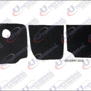 MLC138407 - TAPETE BORRACHA TEXT VW DELIVERY 2018 3 PCS