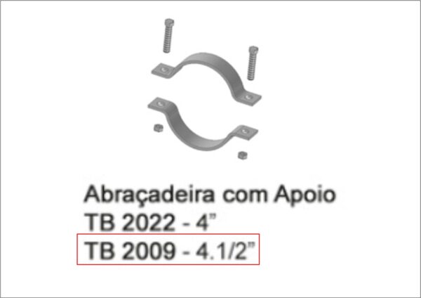 TB2009 - ABRACADEIRA ESCAP 4,5 LISA DUPLA
