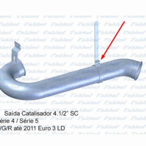 TB2160 - ABRACADEIRA ESCAP 4,5 LISA C/SUPORTE SCANIA S4/ S5 P/G/R LD