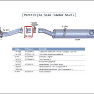 TM1053 - INTERM SEM FREIO MOTOR MENOR