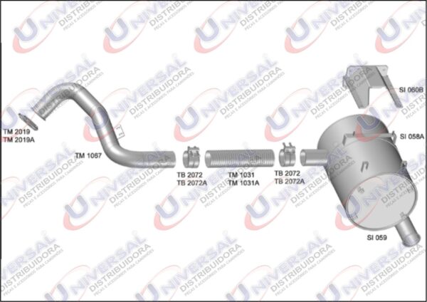 TM1067 - SAIDA MOTOR MB 1938S ATE 2002